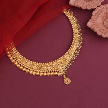 Bridal Red Beads Double Necklace set - Rent N Flaunt