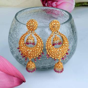 Light Weight Fancy Gold Jhala Earring – Welcome to Rani Alankar