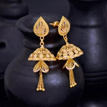 Best Gold Earrings Designs For Daily Use य 4 तरह क गलड इयरगस  डजइस बसट ह डल यज क लए  Apnahindiin