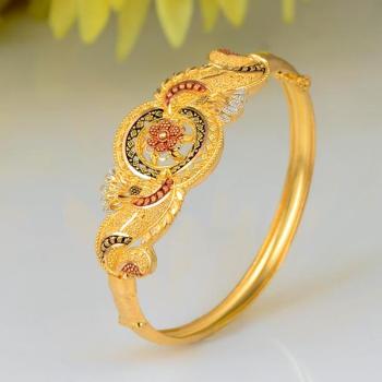 Gold Kada - WHPS53052 | Waman Hari Pethe Sons