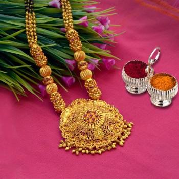 Gold Mangalsutra - WHPS8372 | Waman Hari Pethe Sons